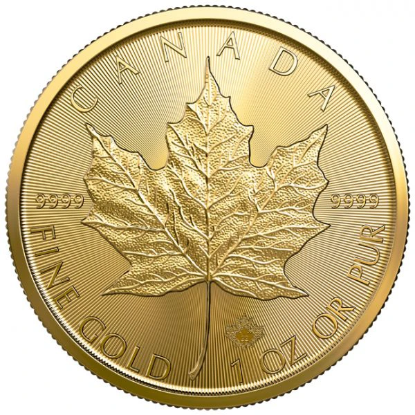 Gold coin Maple Leaf 1 Ounce various years
