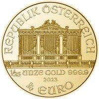 Zlatá mince Vídeňští filharmonici - 1/25 oz