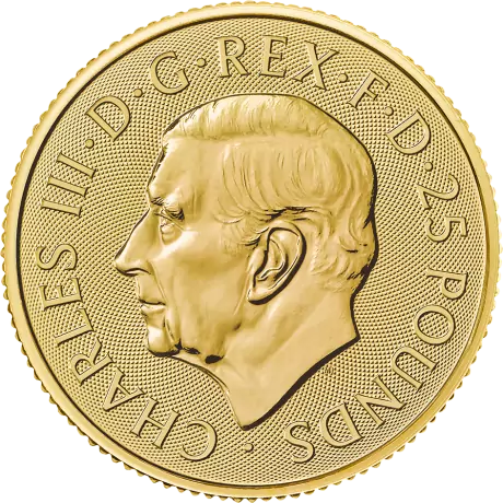 Zlatá mince Britannia Charles III 2024 - 1/4 oz
