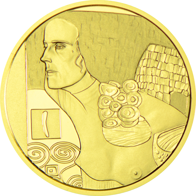 Gustav Klimt - Judith II.; 10 g zlata
