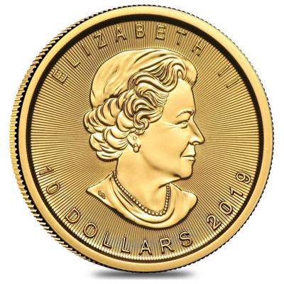 Gold coin Maple Leaf 1/4 Ounce divers