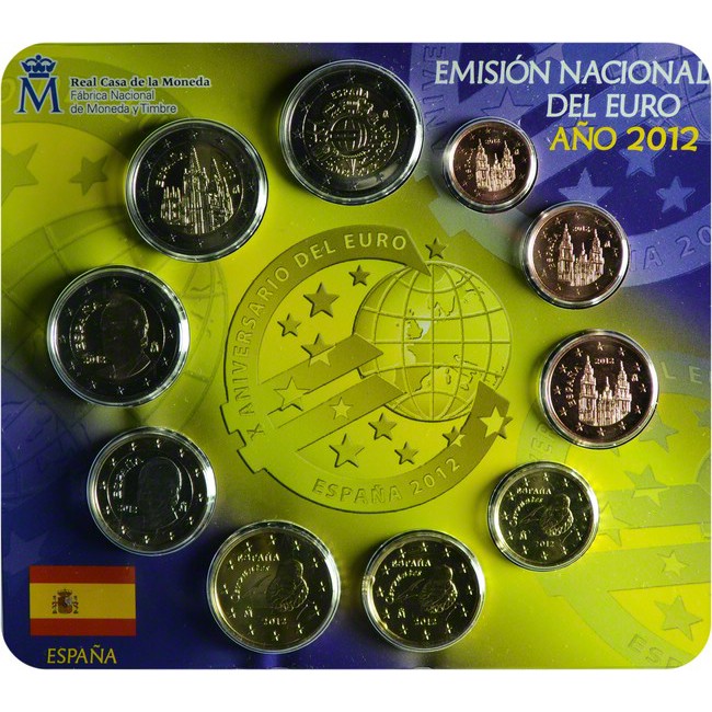 Sada mincí Španělsko 2012, CuNi