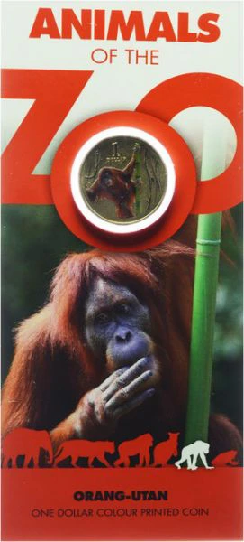 1 dolar Mince Orangutan UN