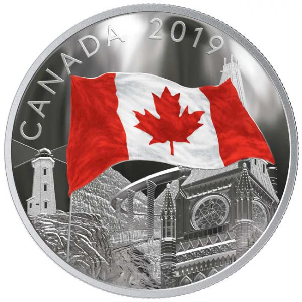 30 dolar Stříbrná mince The Fabric of Canada PP
