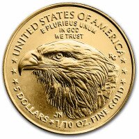Zlatá mince- American Eagle 1/10 Oz-2022