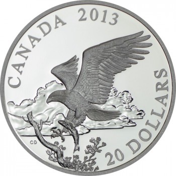 20 dolar Stříbrná mince Orel bělohlavý 