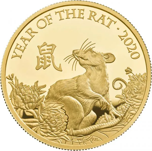 Zlatá mince Lunární série III - Rok Krysy 2020, 1 oz 