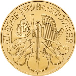Gold coin Wiener Philharmoniker 1 Ounce ATS