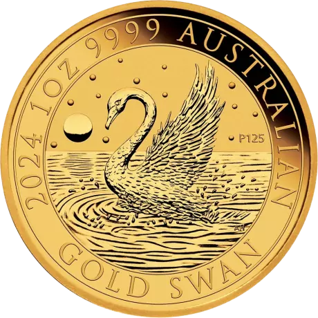 Zlatá mince Australská labuť 2024, 1 oz
