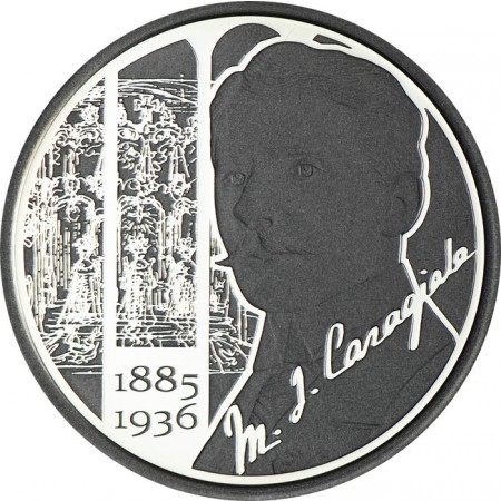 10 leu Stříbrná mince Mateiu I. Caragiale 1 Oz