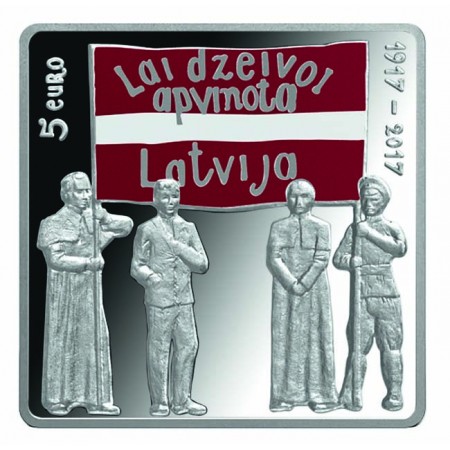 5 Euro Stříbrná mince Letgalský Kongres