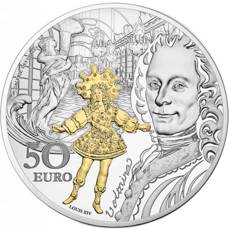 50 Euro Stříbrná mince Evropa 2018: Baroko a Rokoko