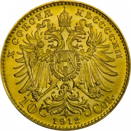 Zlatá mince - 10 korun Franz Josef, Rakousko 1915