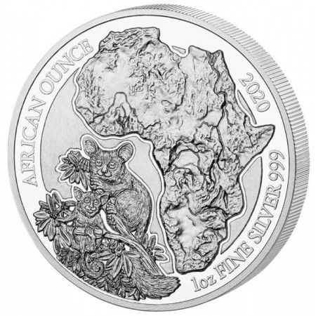 50 frank Stříbrná mince Bushbaby PP