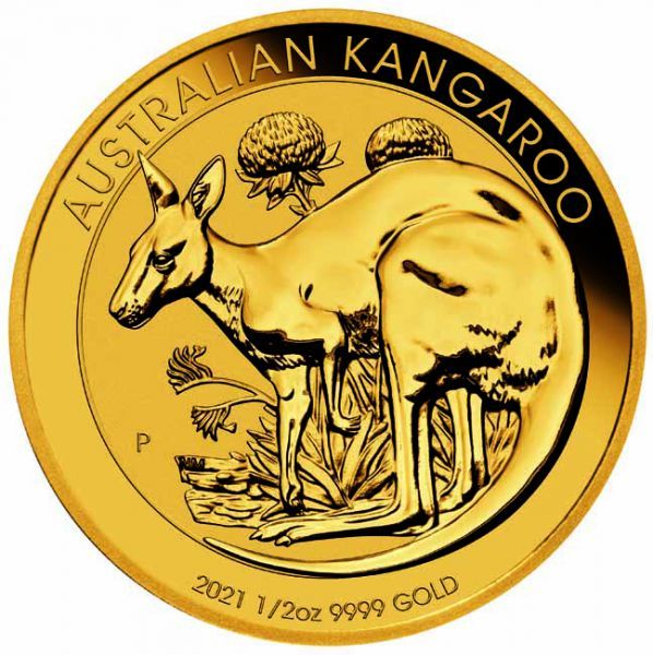 Zlatá mince Klokan 1/2 Oz 2021