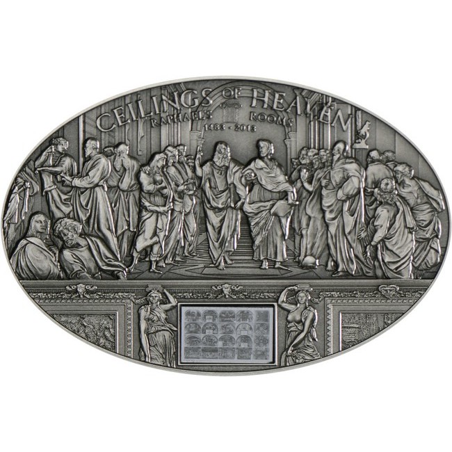 5 dolar Stříbrná mince Nebeské stropy - Raphaelovy pokoje 