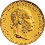 Zlatá mince - 8 zlatých (8 zlatník, 8 Austria Gulden)