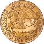 Zlatá mince Babenberger 1000 Schilling