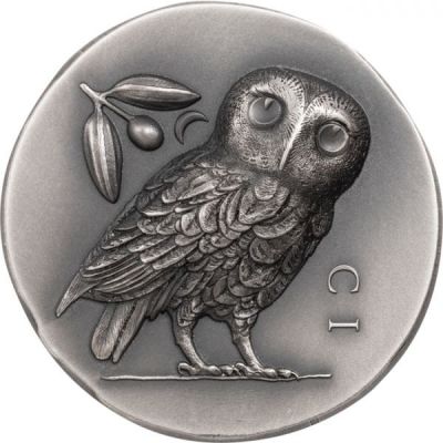 5 dolar Stříbrná mince Sova z Atén 1 Oz Ultra High Relief