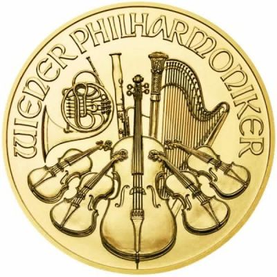 Zlatá mince Vídeňští filharmonici 1 Oz - 2023