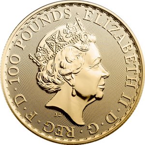Zlatá mince Britannia 1 Oz -2022