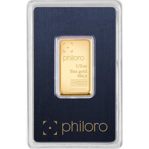 Gold bar Philoro 1/2 Oz  