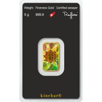 Gold bar Argor Heraeus 5 g - Kinebar