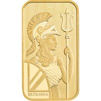 Zlatý slitek Britannia - The Royal Mint, 1 g