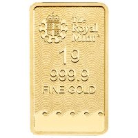 Gold bar 1g -The Royal Mint