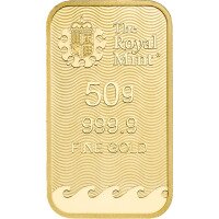 Gold bar 50 g - Royal Mint