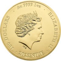 Zlatá mince Bitcoin 1 Oz 2022