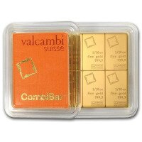 Zlatý slitek Valcambi 10x1/10 Oz Combibar 