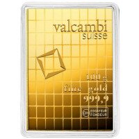 Gold Bar Valcambi 100 x 1 g Combibar