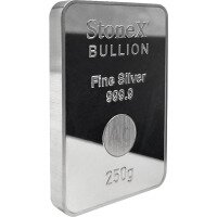 Stříbrná mince 250 g StoneX Bar