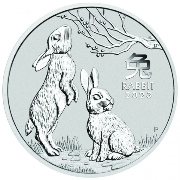 Stříbrná mince Rok Králíka 1 Oz 2023 