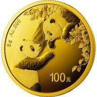 Gold coin  Panda 8 g - various years