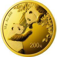 Gold coin Panda 15 g - 2022