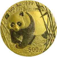 Zlatá mince Panda 1 Oz - 2002