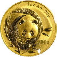 Zlatá mince Panda 1 Oz - 2003