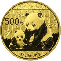 Zlatá mince Panda 1 Oz - 2012