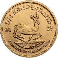 Zlatá mince Krugerrand 1/10 Oz 2023