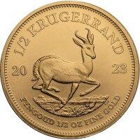 Zlatá mince Krugerrand různé roky, 1/2 oz