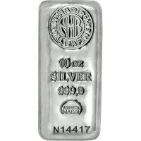 Stříbrný slitek 10 oz Nadir Metal Rafineri