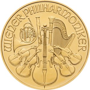 Gold coin Wiener Philharmoniker 1 Ounce ATS