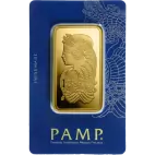 Zlatý slitek PAMP Suisse 100 g 