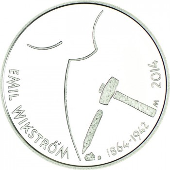 10 Euro Stříbrná mince Emil Wikström PP
