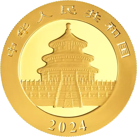 Zlatá mince Panda 3 g - 2024