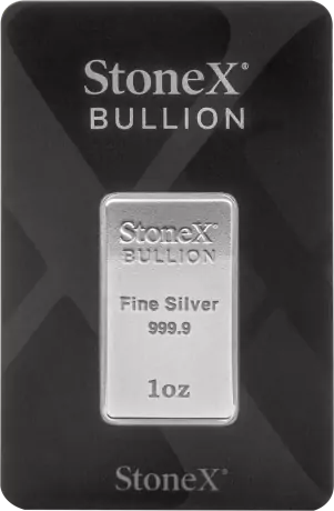 Stříbrný slitek StoneX Bullion, 1 oz