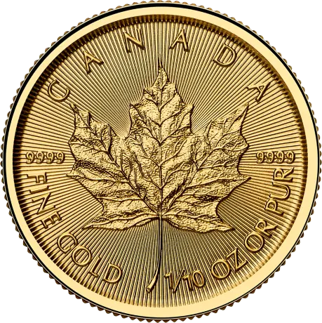 Zlatá mince Maple Leaf 2026, 1/10 oz