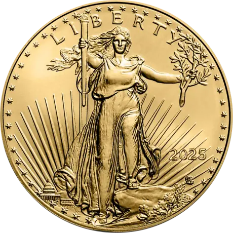 Zlatá mince American Eagle 2026, 1/4 oz